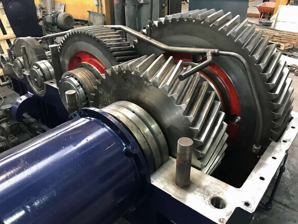 Mill gearbox work